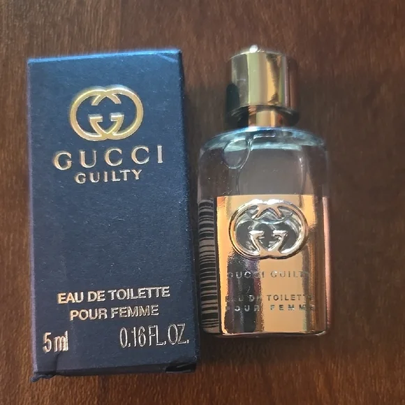 Gucci Beauty Women's Gucci Guilty Perfume with Burgundy Pouch - Picture 5 of 5